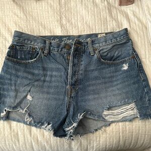 Free people denim shorts